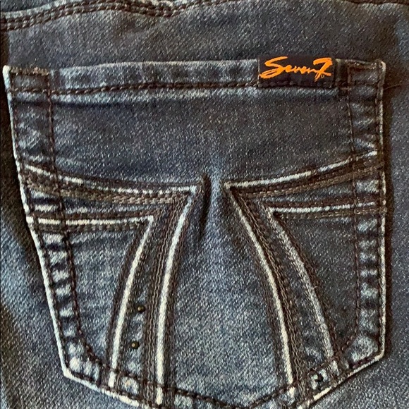 SEVEN brand leggings style blue jeans size 10 - Picture 6 of 6